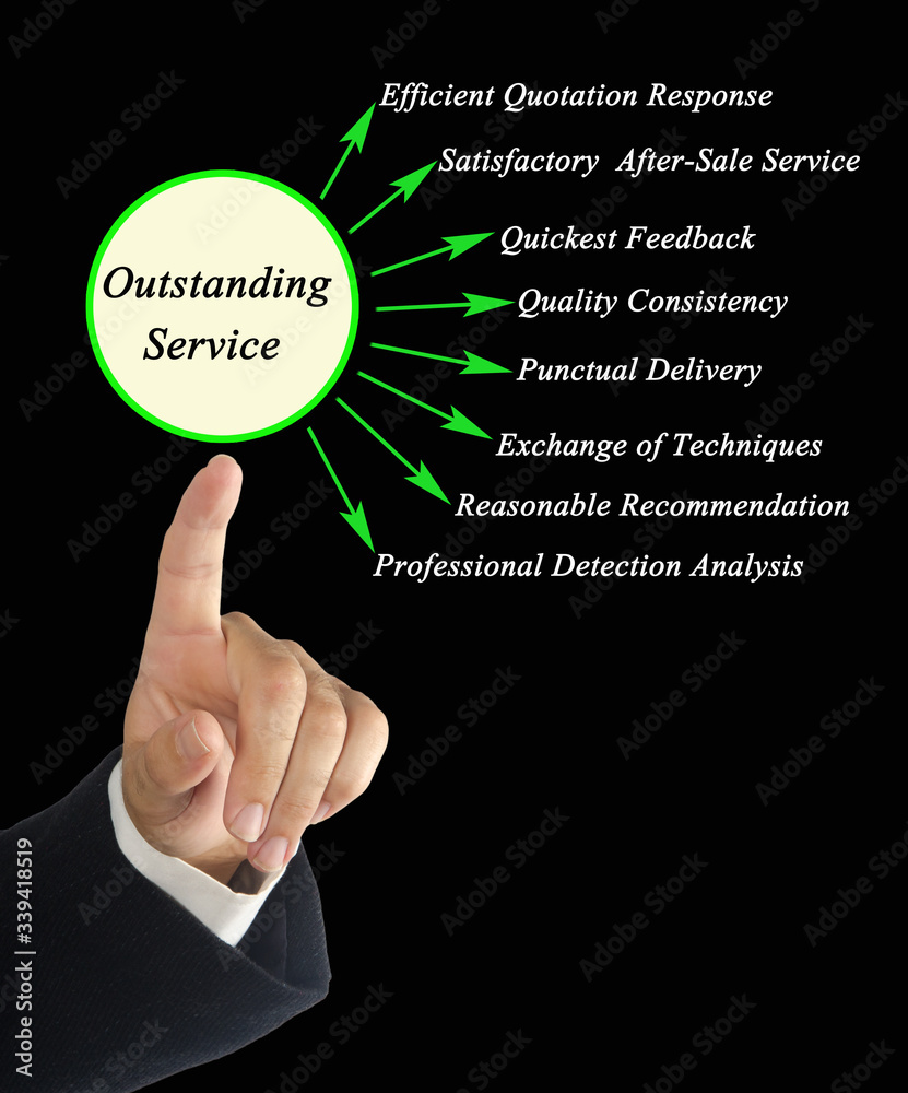 Eight Sign of Outstanding Service Eight Sign of Outstanding Service