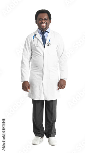 Male African-American docto...