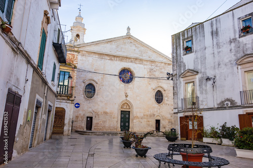 Mother church SS. Natività of Noci. Puglia. Italy.