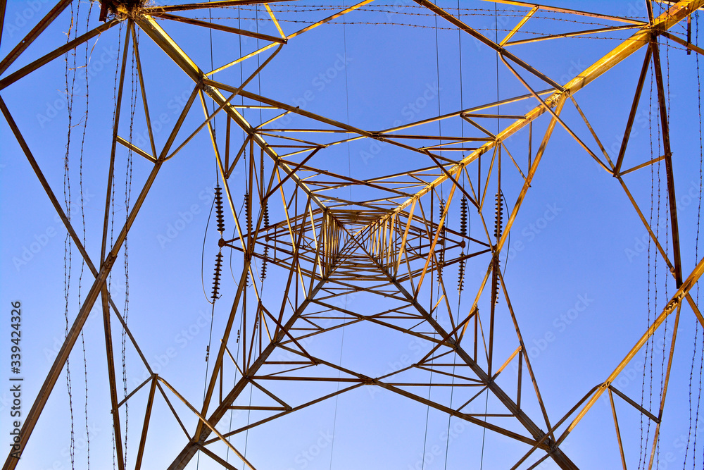 Obraz premium high voltage tower
