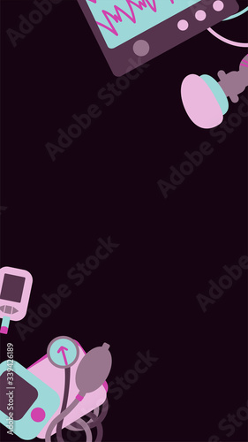 Layout for stories on medical theme