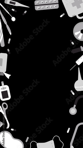 Layout for stories on medical theme