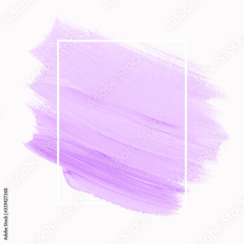 Brush painted acrylic abstract background illustration vector. Perfect watercolor design for headline, logo and sale banner. 