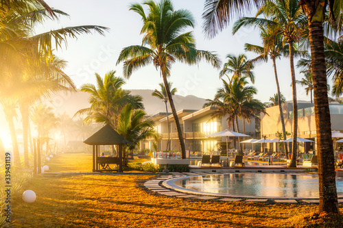 Tropical Resort by Sunrise