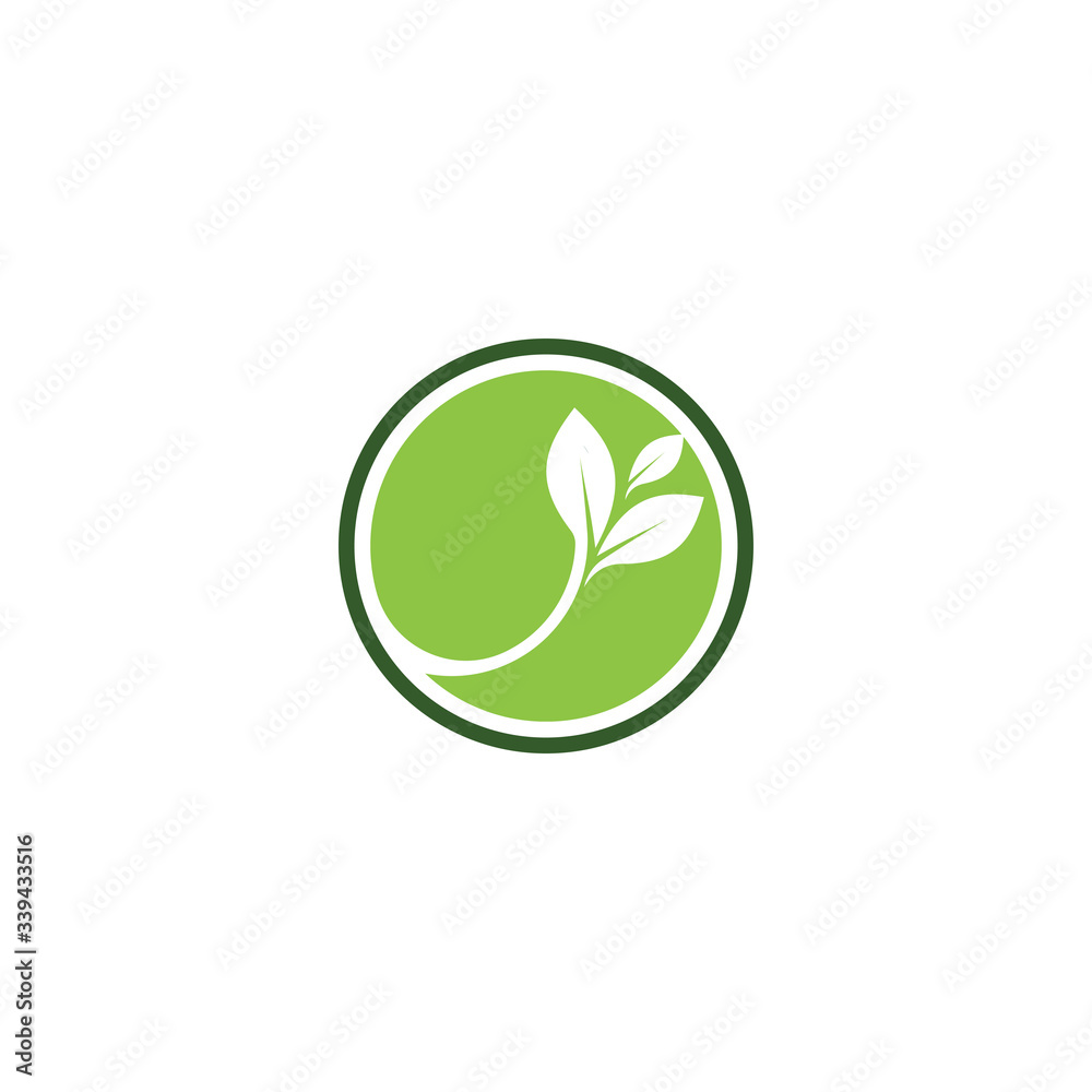 Logos of green Tree leaf ecology nature element Logos of green Tree leaf ecology nature element