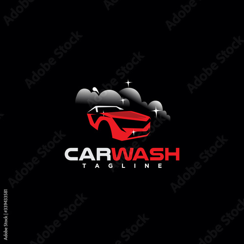 car wash service logo. modern icon, template design illustration