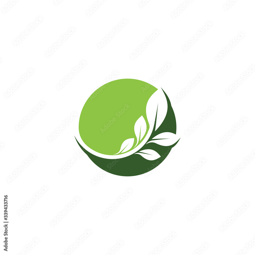 Logos of green Tree leaf ecology nature element Logos of green Tree leaf ecology nature element
