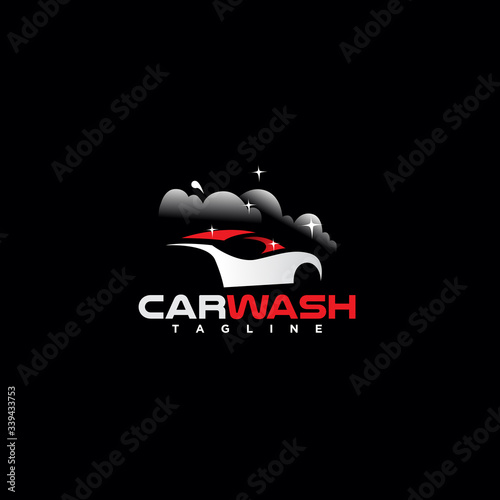car wash service logo. modern icon, template design illustration