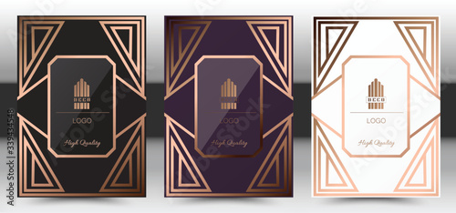 Deco Luxury Premium menu design,Product cover Package, Bag,Financial Annual report for Business brochure layout design template, Flyer Design or Leaflet advertising,  A4 size illustrator 