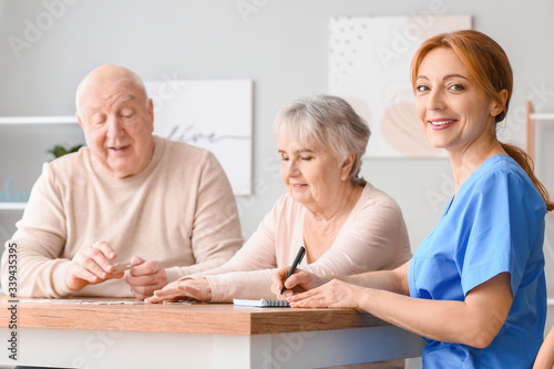 Elderly people suffering fr...
