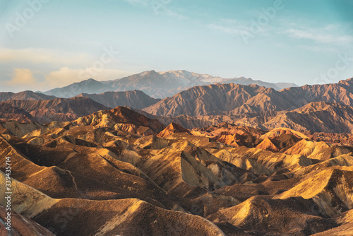 The beautiful view of mountain in Zhangye national park on China