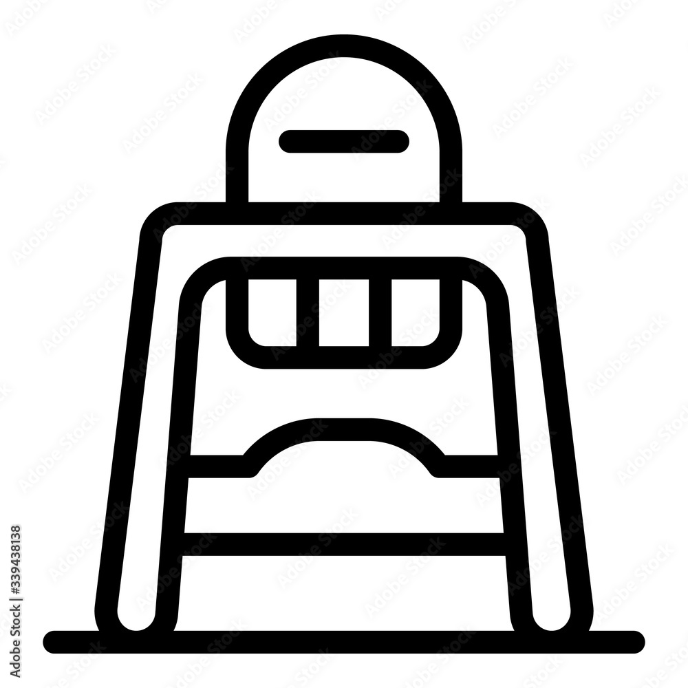 Feeding armchair icon. Outline feeding armchair vector icon for web design isolated on white background Feeding armchair icon. Outline feeding armchair vector icon for web design isolated on white background