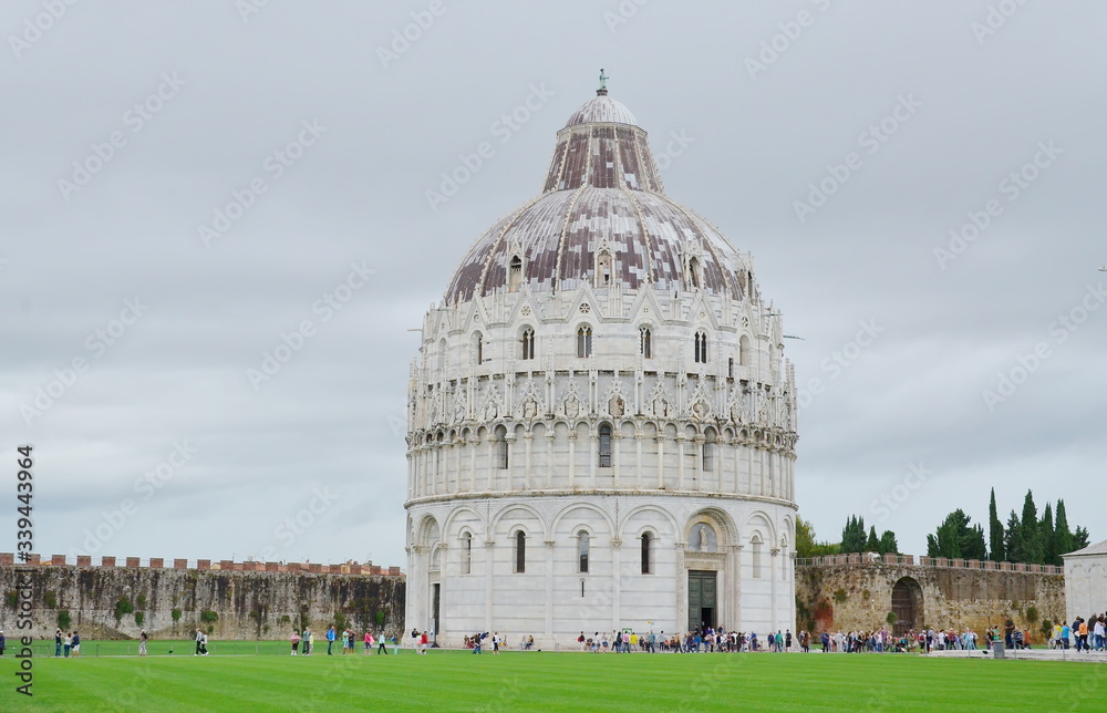 world famous landmark in Pisa Tuscany, Italy