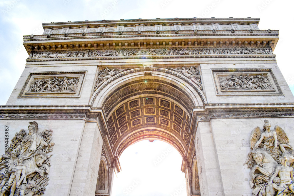 Fototapeta premium Arc de Triomphe Paris, France