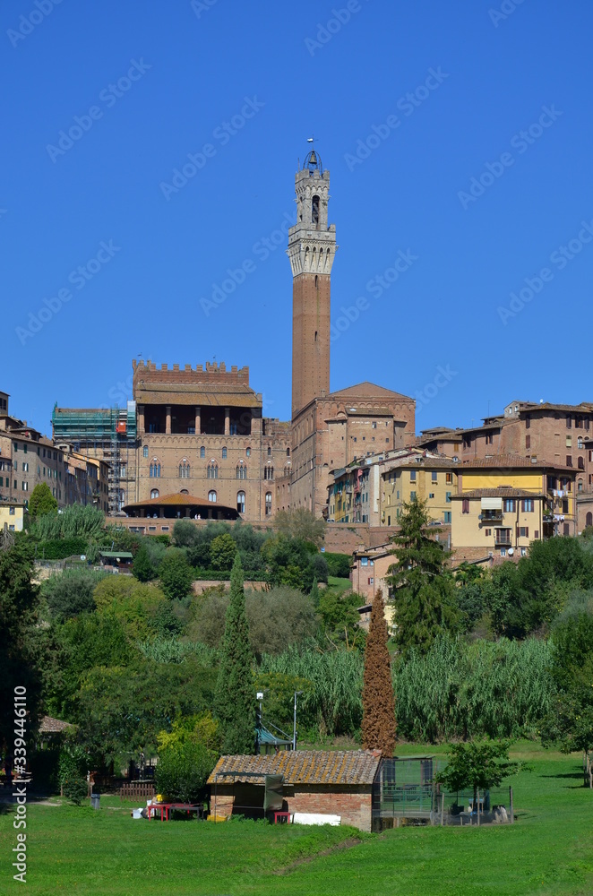 cityscape of Siena Tuscany, Italy