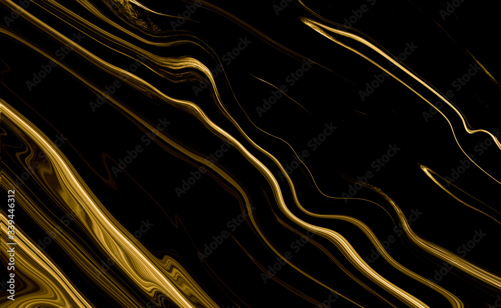 Fototapeta premium Marble texture wall surface black gold ink pattern graphic background granite abstract light elegant grey for do floor plan ceramic counter texture tile black yellow background natural for paper.