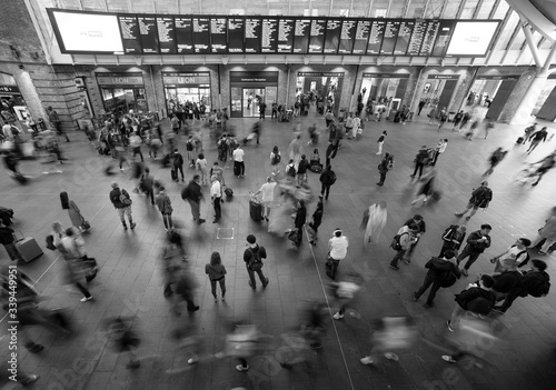 crowd of people in the city