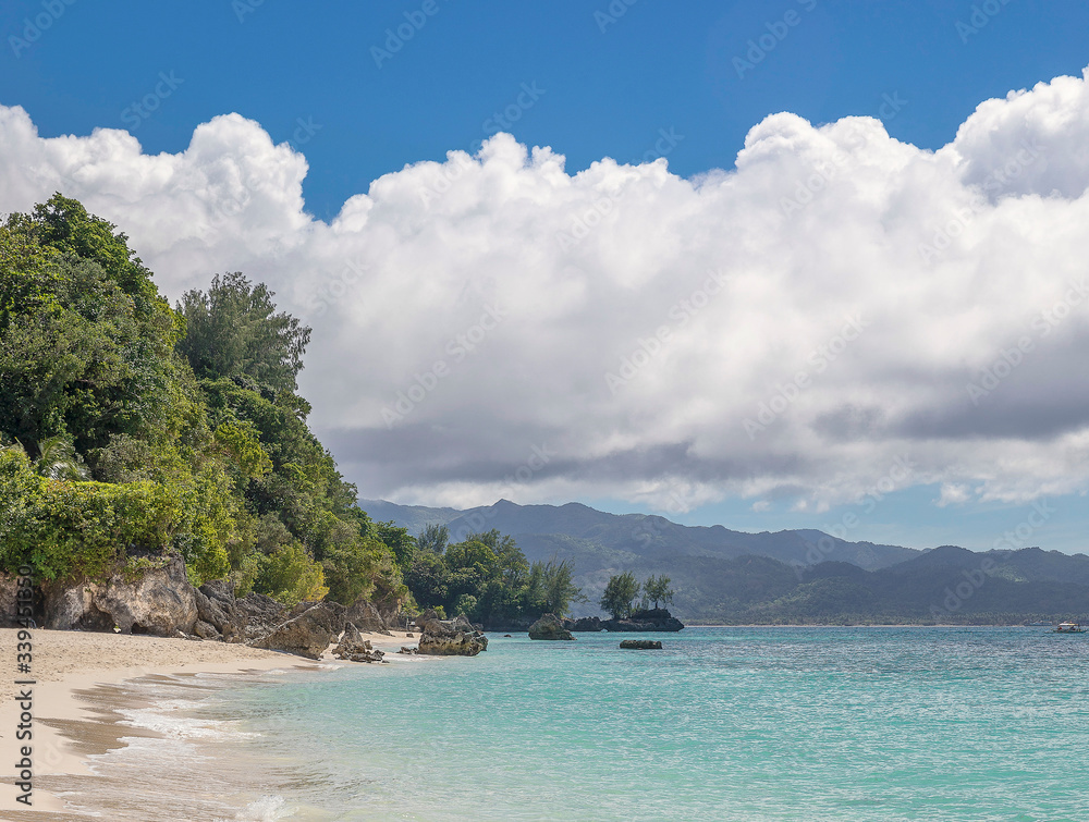White Beach and Rock, Boracay island, Philippines. White Beach and Rock, Boracay island, Philippines.