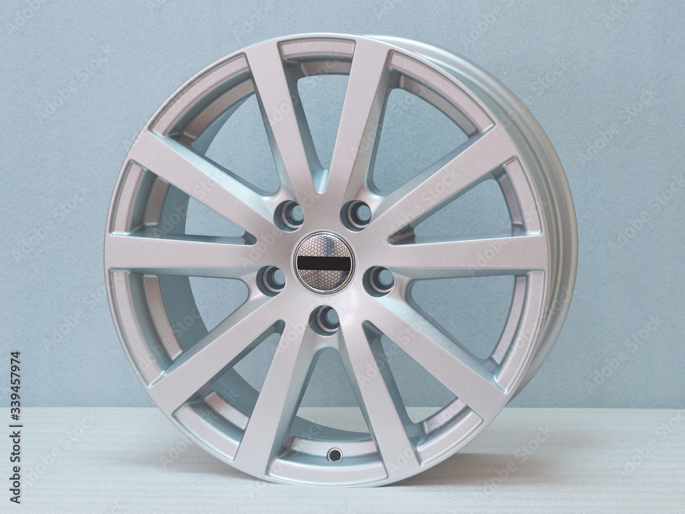 Obraz premium Car disk on a light background.