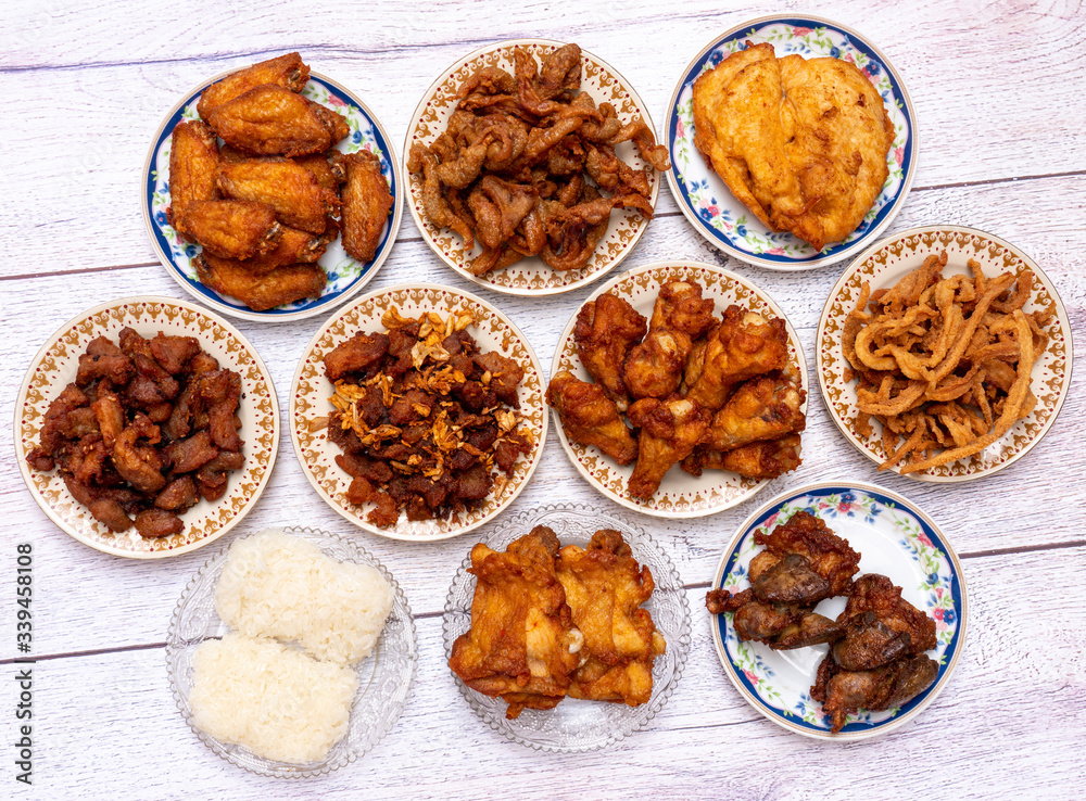 Thai Food Mixed Dishes Abbb