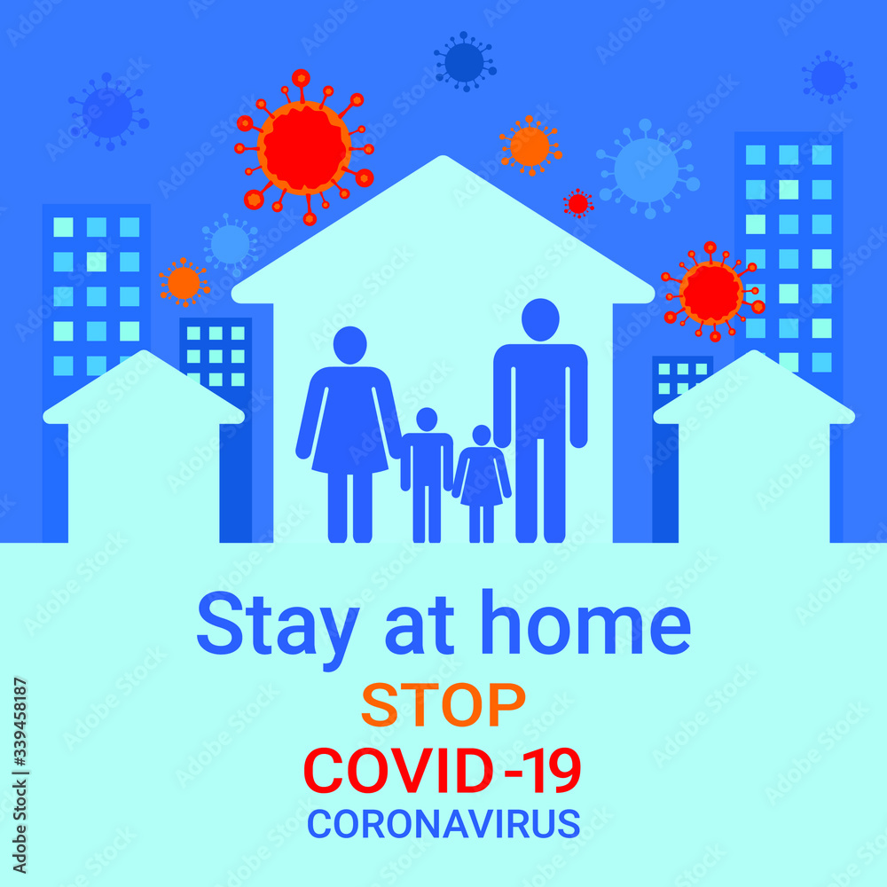 stay at home stop covid-19 coronavirus prevention stay at home stop covid-19 coronavirus prevention