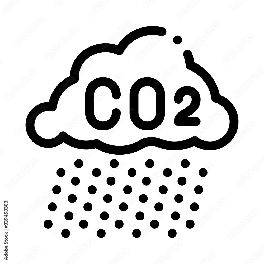 acid rain icon vector. acid rain sign. isolated contour symbol illustration acid rain icon vector. acid rain sign. isolated contour symbol illustration
