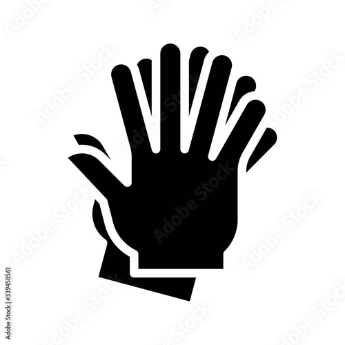 wash hand or hygiene related hands rub for washing or cleaning vector in solid design,