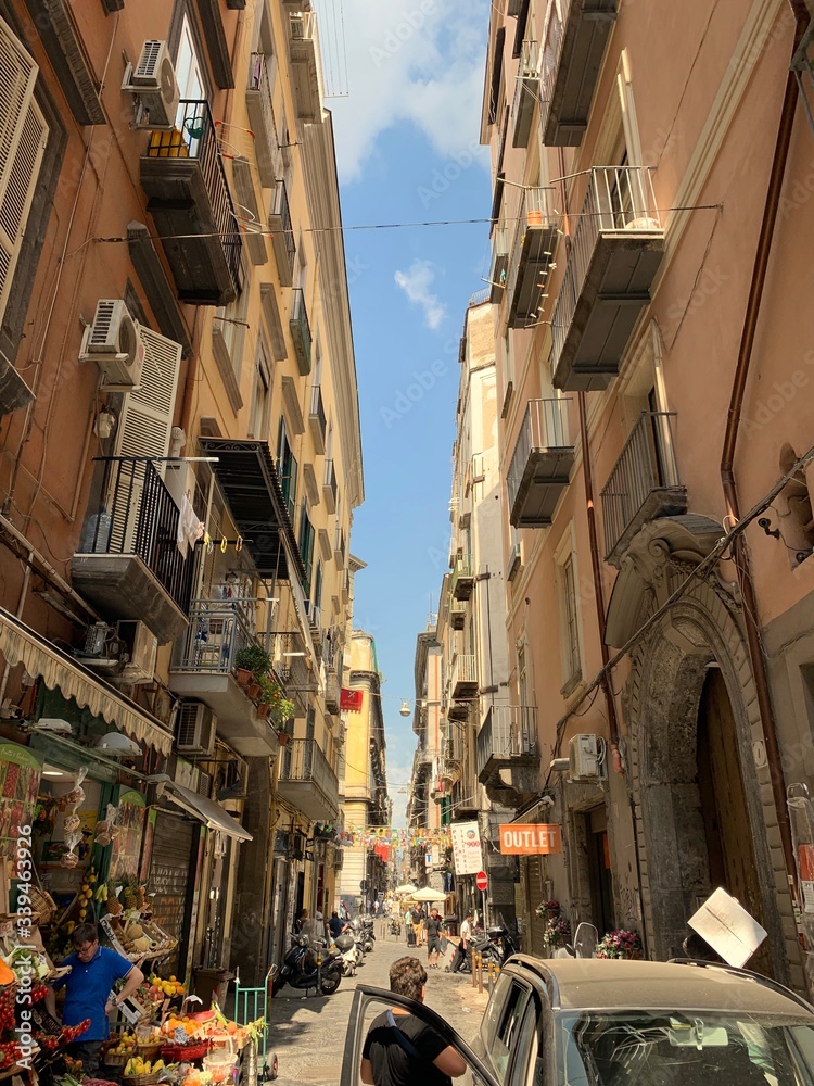 A small alley of Naples