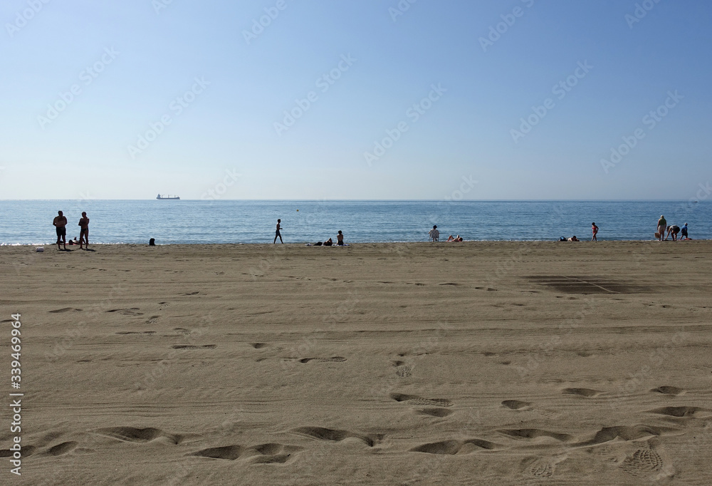 Mediterráneo. Playa en verano