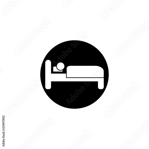 Free Download Bed icon, Furniture Vector illustration, flat design. - GFXLoad