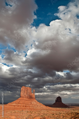 Landscape of Monument valley. Navajo tribal park, USA. Utah.