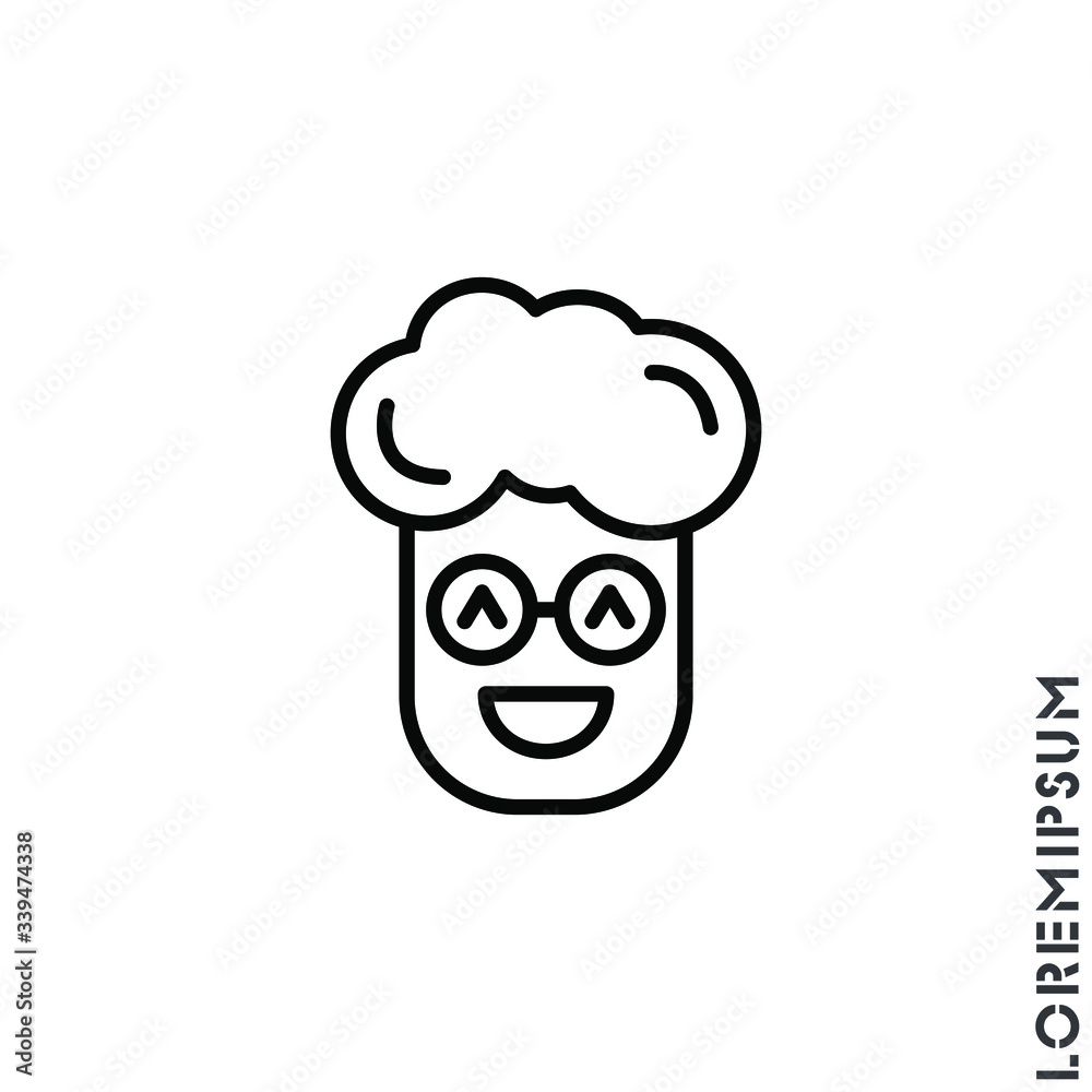 Laughing, emoticon boy, man icon. Fun, face vector. Humor, smile, smiley, positive symbol. Linear style sign for mobile concept and web design. Smile symbol logo illustration. vector graphics - Vector Laughing, emoticon boy, man icon. Fun, face vector. Humor, smile, smiley, positive symbol. Linear style sign for mobile concept and web design. Smile symbol logo illustration. vector graphics - Vector