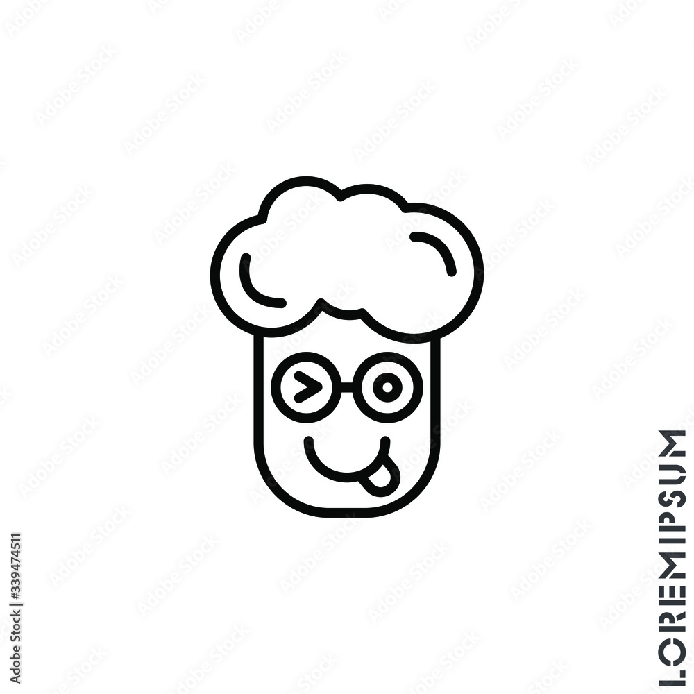 Winking tongue emoji boy, man icon. emoticon with tongue out and winking eye, while the other is opened. Expression of playfulness, teasing, joking, kidding, being sarcastic or mean in a fun way Winking tongue emoji boy, man icon. emoticon with tongue out and winking eye, while the other is opened. Expression of playfulness, teasing, joking, kidding, being sarcastic or mean in a fun way