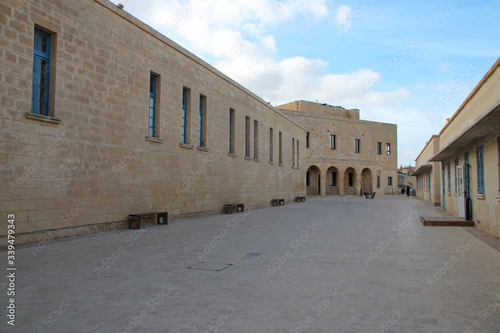 saint angel fort in vittoriosa (malta)