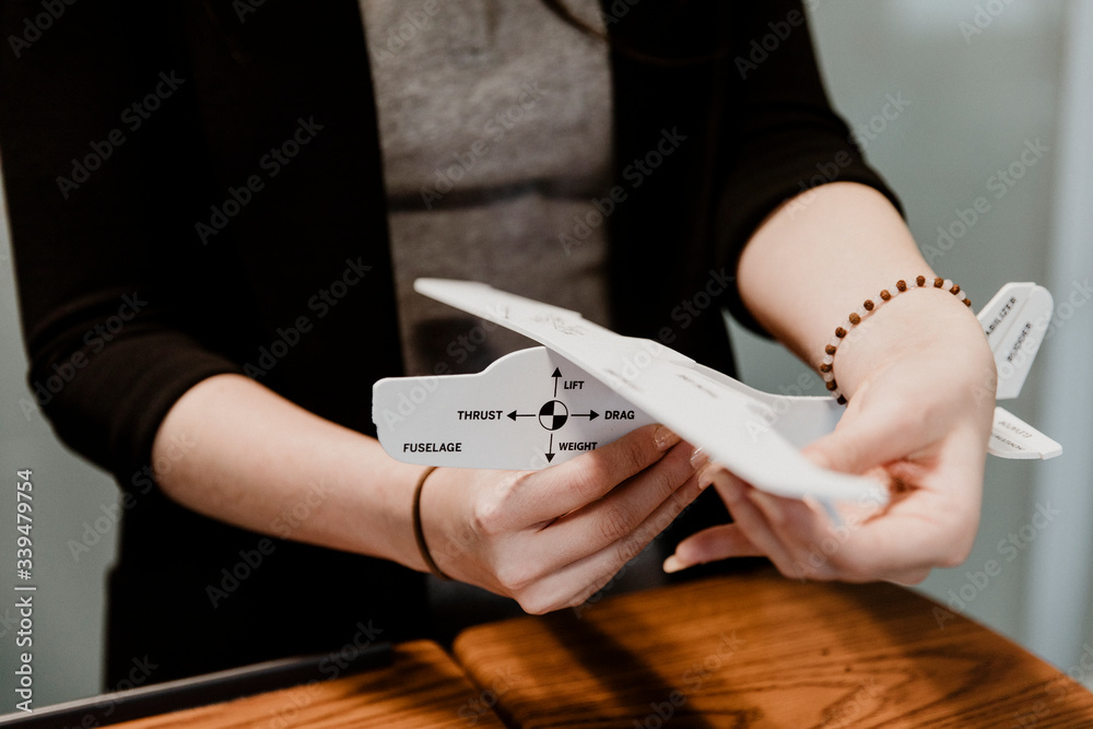 Obraz premium Aerospace engineering class