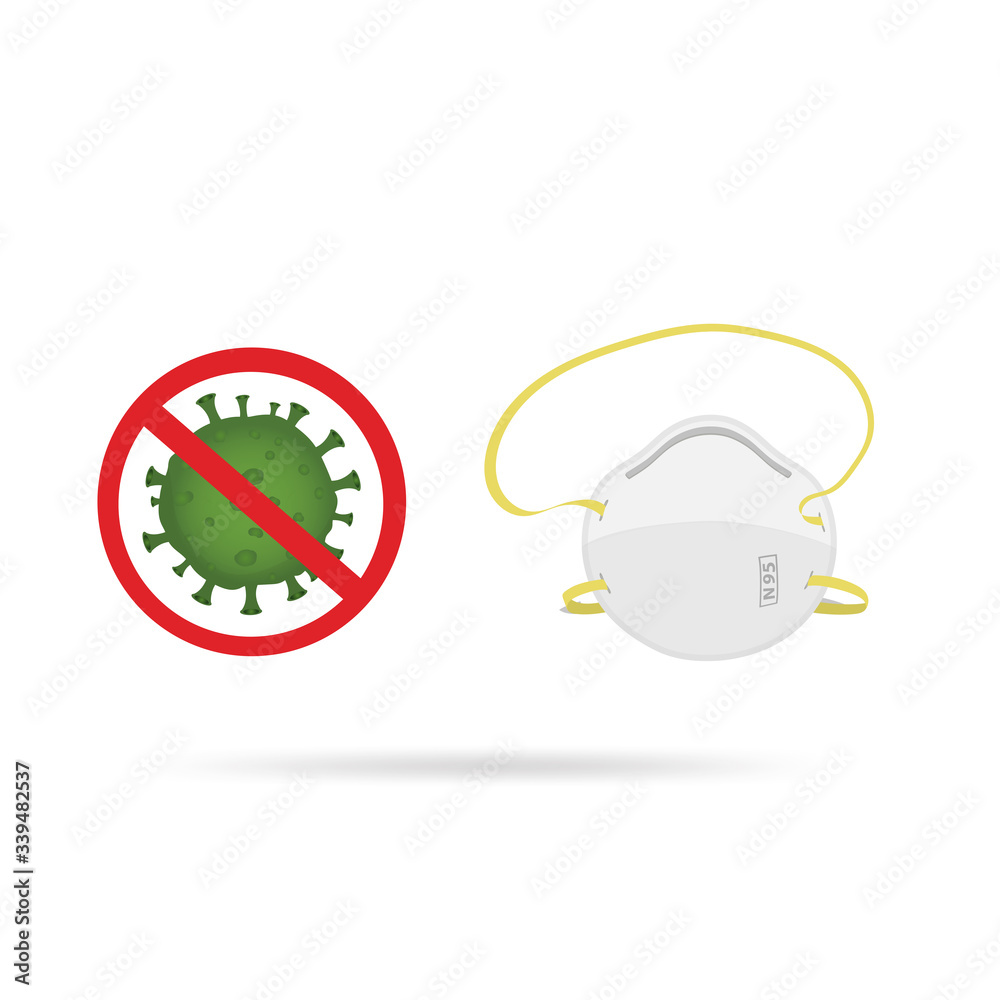 Corona virus with red stop sign and mask on white background. Pandemic and corona virus outbreaks. mask to fight against Corona virus.
Corona virus with red stop sign and mask on white background. Pandemic and corona virus outbreaks. mask to fight against Corona virus.