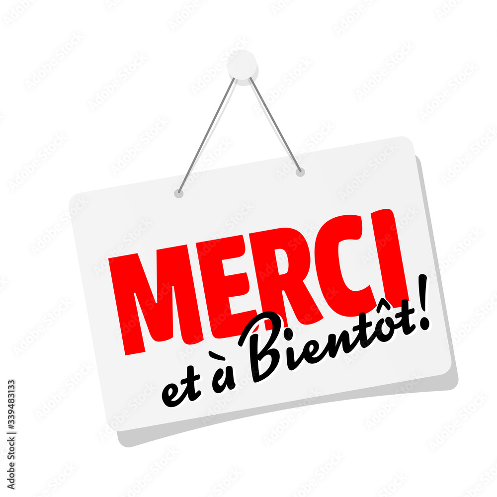 Merci Et À Bientôt