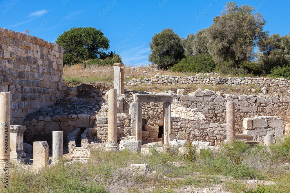 Obraz premium Ruins of the ancient city of Patara, Antalya, Turkey.