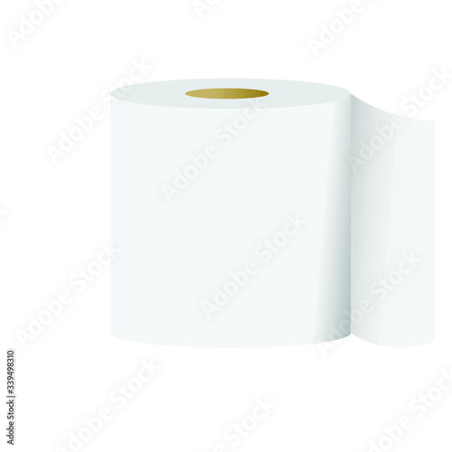 Toilet rolls Toiler paper tissue vector