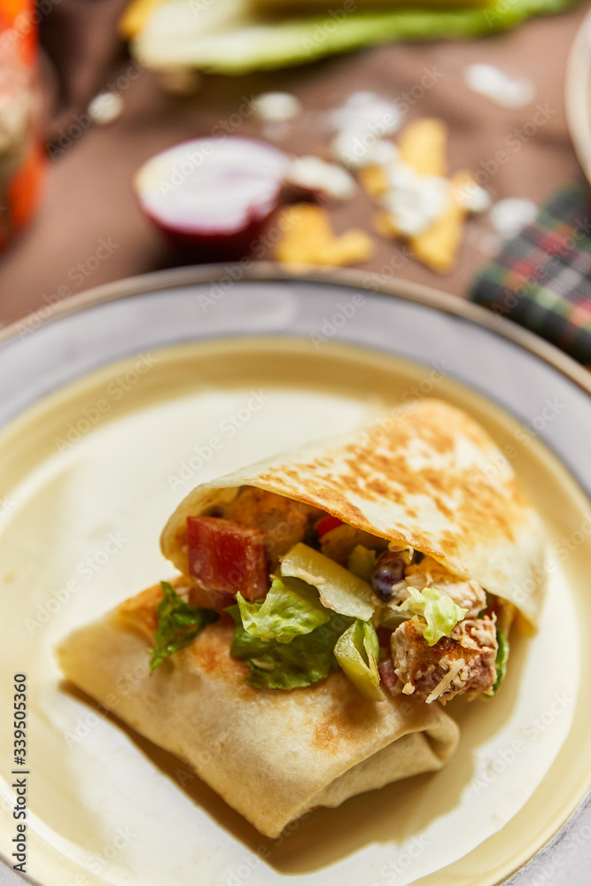 Mexican food mix colorful background Mexico Mexican food mix colorful background Mexico