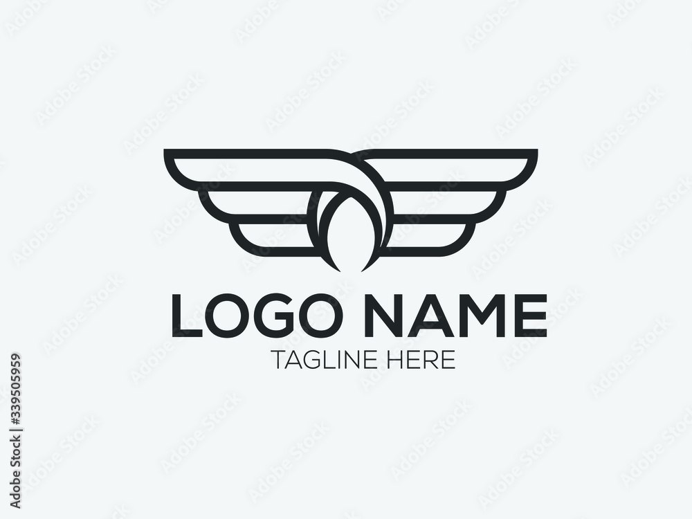 wings logo bird logo business logo wings logo bird logo business logo