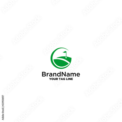  golf logo template vector.