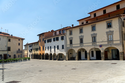 Main square of Reggello  Florence