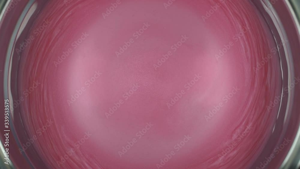 Rheoscopic fluid. Beautiful movement of particles in a liquid. Fantastic patterns and shapes. 50 fps