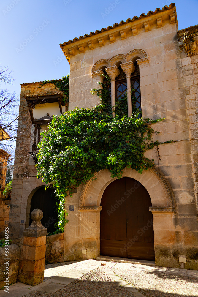 Gebäude, Fassaden und Gassen in Palma, Mallorca Spanien