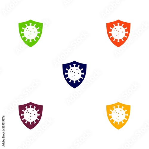 shield guard from coronavirus vector design