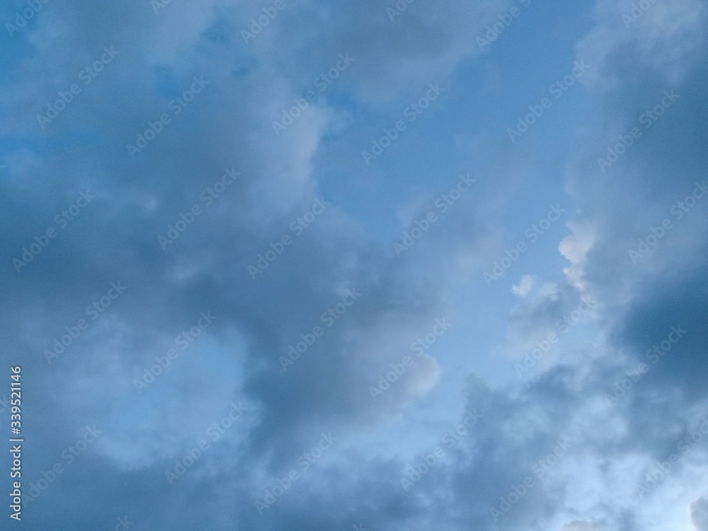 Fototapeta premium blue sky with clouds