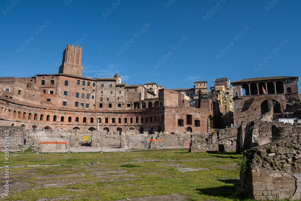 View from Fori Imperiali, Rome, Lazio, Italy