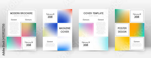 Flyer layout. Business ravishing template for Broc