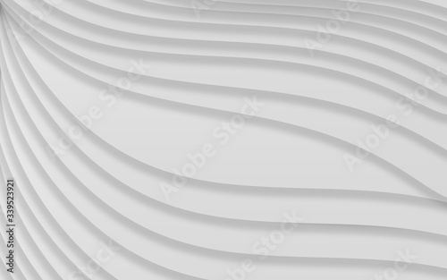 Fototapeta Naklejka Na Ścianę i Meble -  The gradient curves lines abstract texture background in monotone and gray design.Concept for curve lines black and white backgroud.